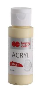 Opakowanie Farba akrylowa Matt kremowy 60ml HAPPY COLOR