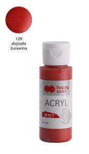 Opakowanie Farba akrylowa Matt żurawina 60ml HAPPY COLOR