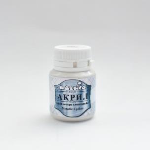 Opakowanie Farba akrylowa metaliczna Srebrny 20ml
