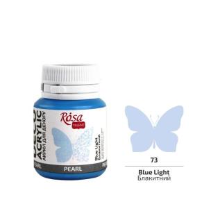Farba akrylowa perłowa blue light 73 20ml. Wydawca: Rosa. Multiszop.pl Opakowanie Farba akrylowa perłowa blue light 73 20ml