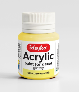 Opakowanie Farba akrylowa Żółty cynkowy 20ml