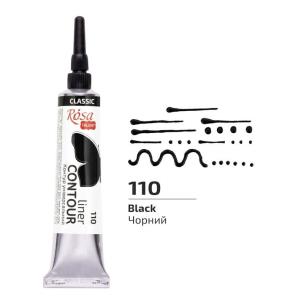 Opakowanie Farba aktylowa konturowa universal black 20ml