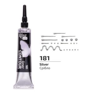 Opakowanie Farba aktylowa konturowa universal silver 20ml