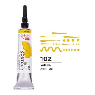 Opakowanie Farba aktylowa konturowa universal yellow 20ml