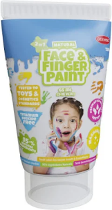 Opakowanie Farba dla malowania palcami biała 65ml