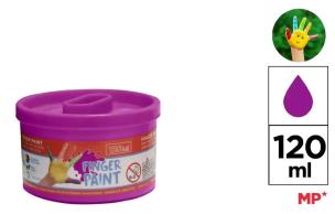 Opakowanie Farba do malowania palcami fioletowa 120ml (6szt)