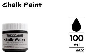 Opakowanie Farba kredowa 100ml czarna (6szt)