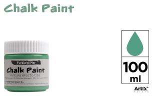 Opakowanie Farba kredowa 100ml turkusowa (6szt)