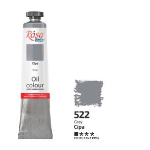 Farba olejna gray 522 45ml. Wydawca: Rosa. Multiszop.pl Opakowanie Farba olejna gray 522 45ml