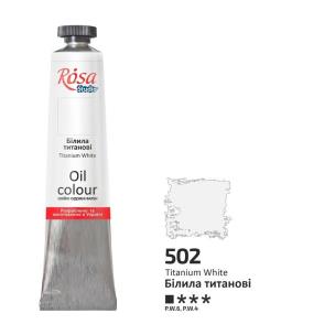 Farba olejna titanium white 502 45ml. Wydawca: Rosa. Multiszop.pl Opakowanie Farba olejna titanium white 502 45ml