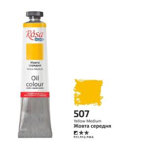 Farba olejna yellow medium 507 45ml. Wydawca: Rosa. Multiszop.pl Opakowanie Farba olejna yellow medium 507 45ml