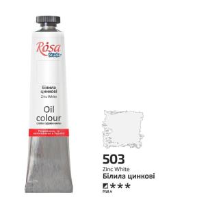 Farba olejna zink white 503 45ml. Wydawca: Rosa. Multiszop.pl Opakowanie Farba olejna zink white 503 45ml