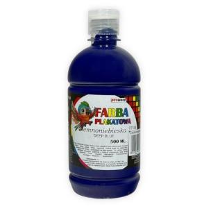 Opakowanie Farba plakatowa 500ml ciemnoniebieska