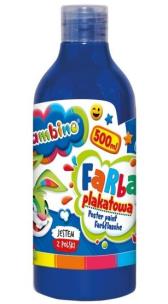 Opakowanie Farba plakatowa niebieska 500ml BAMBINO