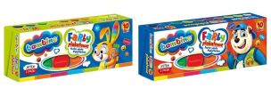 Opakowanie FARBY BAMBINO PLAKATOWE 10 KOLORÓW 20 ML