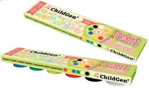 Opakowanie Farby do malowania naturalne 6 kolorów