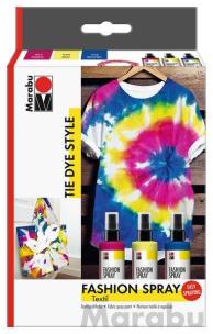 Opakowanie Farby do tkanin w spreju Tie Dye 4el