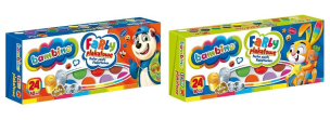 Okładka książki Farby plakatowe 24 kolory 10ml BAMBINO