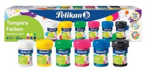 Opakowanie Farby plakatowe 6 kolorów PELIKAN