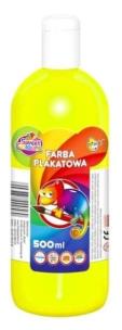 Opakowanie Farby plakatowe fluorescencyjne 500ml 6 żółte