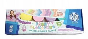 Opakowanie Farby plakatowe Muffinaart pastel 20ml 12kol ASTRA