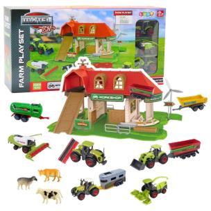 Farma z traktorami i zwierzętami 42el. Wydawca: Leantoys. Multiszop.pl Opakowanie Farma z traktorami i zwierzętami 42el