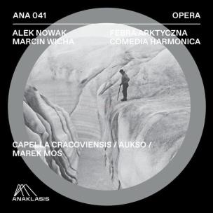 Okładka książki Febra arktyczna Comedia harmonica CD