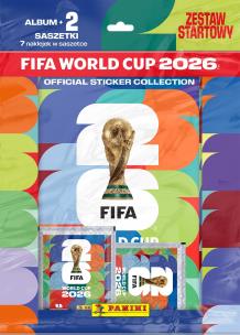 Opakowanie Fifa World Cup 2026 zestaw startowy z naklejkami