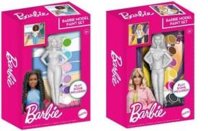 Figurka Barbie gipsowa z farbkami mix. Wydawca: RMS. Multiszop.pl Opakowanie Figurka Barbie gipsowa z farbkami mix
