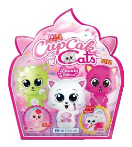 Opakowanie Figurka Cup Cake Cats Beauty Edition saszetka 1szt.mix