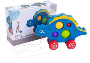 Opakowanie Figurka dinozaura do ciągnięcia POP IT
