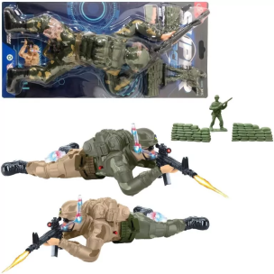 Figurka Żołnierza na baterie MIX. Wydawca: Trifox. Multiszop.pl Opakowanie Figurka Żołnierza na baterie MIX