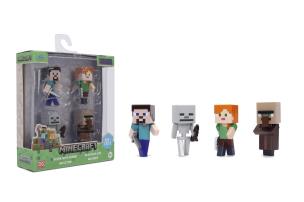 Opakowanie Figurki metalowe Jada Minecraft 6,5cm 4szt.