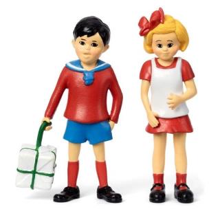 Figurki Tommy i Annika Pippi. Wydawca: MICKI. Multiszop.pl Opakowanie Figurki Tommy i Annika Pippi
