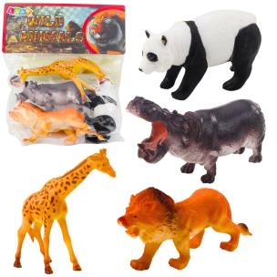 Figurki zwierzęta safari. Wydawca: Leantoys. Multiszop.pl Opakowanie Figurki zwierzęta safari