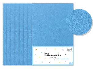 Opakowanie Filc dekoracyjny jasnoniebieski 8szt