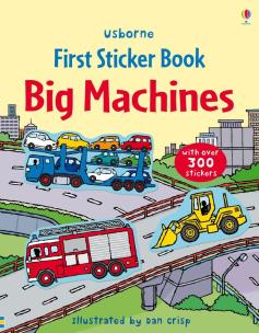 Okładka książki First Sticker Book. Big Machines wer. angielska