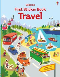 Okładka książki First Sticker Book Travel wer. angielska