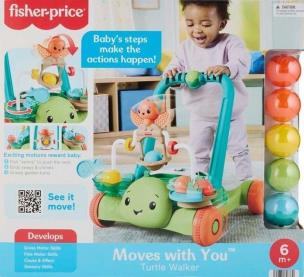 Opakowanie Fisher-Price Aktywizujący Żółw Chodzik-Pchacz 2w1