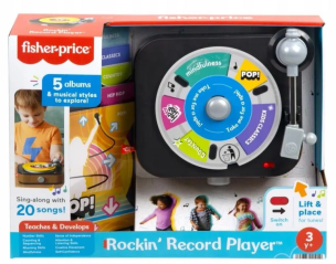 Fisher-Price Gramofon Malucha. Wydawca: Fisher- Price. Multiszop.pl Opakowanie Fisher-Price Gramofon Malucha