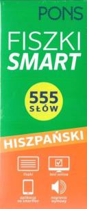 Okładka książki Fiszki Smart 555 słów. Hiszpański w.2022
