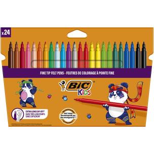 Flamastry BIC Kids Visa 24szt.. Wydawca: Bic. Multiszop.pl Opakowanie Flamastry BIC Kids Visa 24szt.