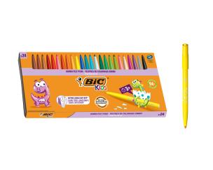 Flamastry BIC Kids Visacolor XL ECOlutions  24szt.. Wydawca: Bic. Multiszop.pl Opakowanie Flamastry BIC Kids Visacolor XL ECOlutions  24szt.