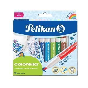 Opakowanie Flamastry Colorella do tkanin 12 kolorów