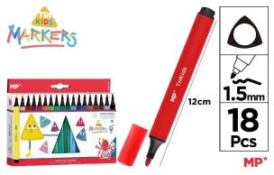 Opakowanie Flamastry szkolne trójkątne 18 kolorów