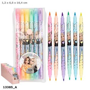 Flamastry Top Model pastelowe 6 kolorów 13385A. Wydawca: DEPESCHE. Multiszop.pl Opakowanie Flamastry Top Model pastelowe 6 kolorów 13385A