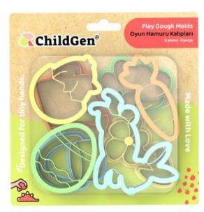 Opakowanie Foremki do modelowania ciastoliny - Wiosna 8szt