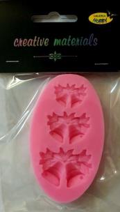 Opakowanie Forma silikonowa 5x8,5cm Ostrokrzew