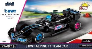Formuła 1 - BWT Alpine F1 Team Car. Wydawca: Cobi. Multiszop.pl Opakowanie Formuła 1 - BWT Alpine F1 Team Car