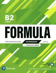 Okładka książki Formula B2 First Coursebook with key and Interactive eBook